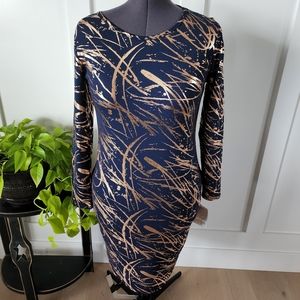 NWT LuLaRoe Elegant Dress "Debbie" Long Sleeve XL